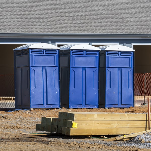 what is the expected delivery and pickup timeframe for the portable toilets in Rio